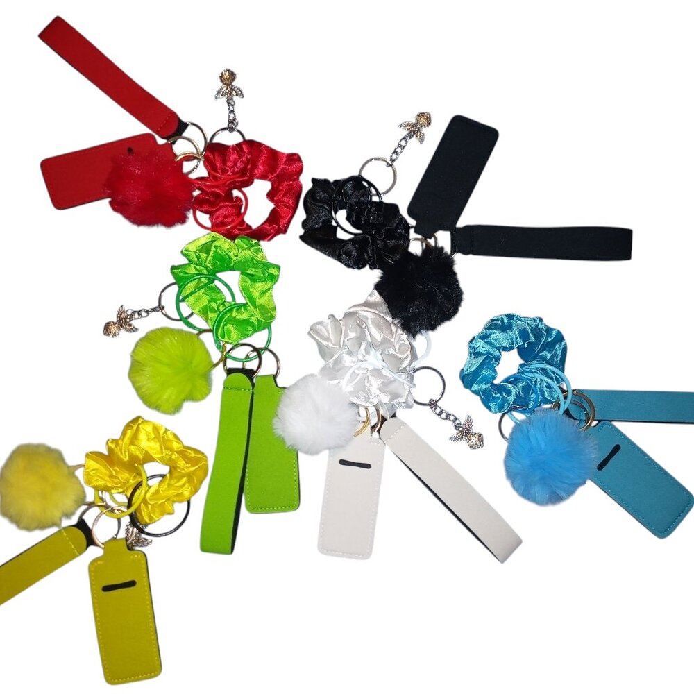 scrunchie key chains